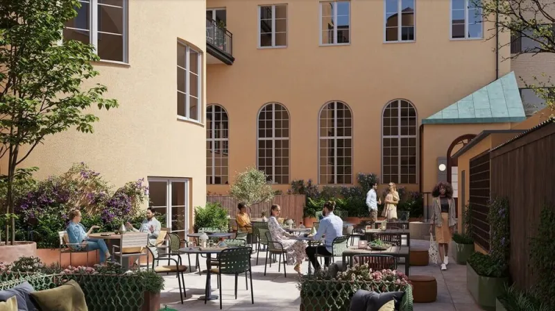 iOffice Kontorshotell Sveavägen 34 Uteplats